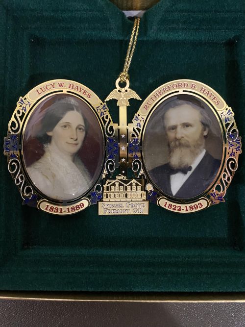 Ornament - Rutherford and Lucy Hayes